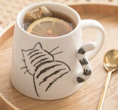 Кружка «Котик» с ложкой